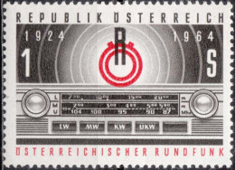 1964, Austria, Austrian Broadcasting, Communication, Radio, Telecommunication, MNH(**), Mi: 1174 - Ongebruikt