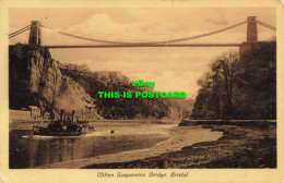 R597934 Clifton Suspension Bridge. Bristol. Avonvale Series. J. B. And S. C. Car - Wereld