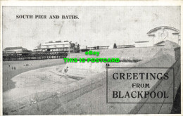 R597939 South Pier And Baths. Greetings From Blackpool - Wereld