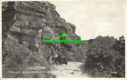 R597953 Fairlight Glen. Lovers Seat. Hastings. G. 8938. Silveresque. Valentines. - Wereld