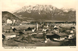 73603329 Niederaudorf Panorama Kirche Kaisergebirge Niederaudorf - Sonstige & Ohne Zuordnung