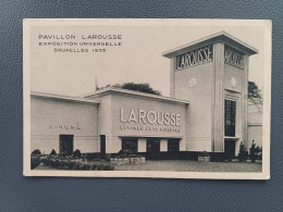 TENTOONSTELLING BRUSSEL 1935  PAVILLON LAROUSSE - Antwerpen