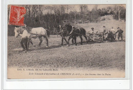 Ecole Nationale D'Agriculture De GRIGNON - Les Travaux Dans La Plaine - état - Grignon