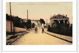 FONTENAY-aux-ROSES : Route De Bievres Et Imprimerie - Tres Bon Etat - Autres & Non Classés