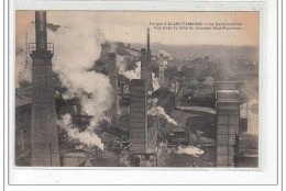 Forges D'ALAIS ( TAMARIS) - La Carbonisation - Vue Prise Du Faite Du Nouveau Haut-Fourneau - Très Bon état - Alès