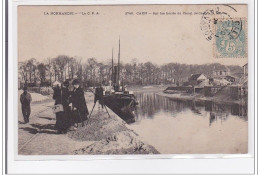 CAEN : Sur Les Bords Du Canal De Caen, La Mer (photographie) - Tres Bon Etat - Caen