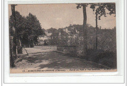 AUBETERRE-sur-DRONE : Entrée Du Pont Et Vue Generale - état - Other & Unclassified