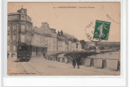 CHATEAU-THIERRY - Quai De La Poterne - TRAMWAY - Très Bon état - Chateau Thierry