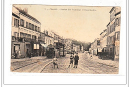 CHAVILLE : Station Des Tramways Et Bas-cheville - Tres Bon Etat - Chaville
