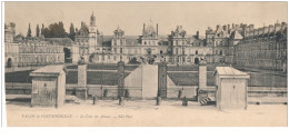 Carte Panoramique - FONTAINEBLEAU - La Cour Des Adieux (24x11) - Très Bon état - Fontainebleau