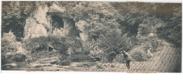 Carte Panoramique - VERSAILLES - Un Photographe Prenant La Grotte D'Apollon (28x11) - état - Versailles