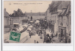 BELLEME : Place De La Republique, Le Marché - Tres Bon Etat - Autres & Non Classés