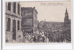 BACCARAT : Ceremonie Du 22 Juillet 1917, Le Cortege Se Rendant Au Cimetiere De La Rappe - Tres Bon Etat - Baccarat