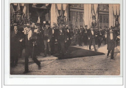 AGEN - Fêtes Présidentielles Septembre 1906 - Réception Du Président De La République à La Gare - Très Bon état - Agen