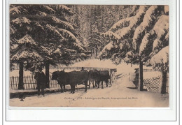 CANTAL - Attelages De Boeufs, Transportant Les Bois - Très Bon état - Autres & Non Classés