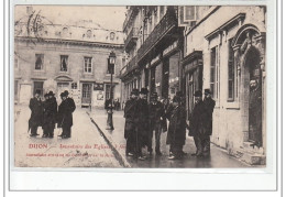 DIJON - Les Inventaires De L'Eglise 3 Février 1906 - Journalistes Attendant Les évènements Sur La Place - Très Bon - Dijon