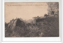 CHOUZY - L'Accident De Chemin De Fer - 21 Octobre 1904 - Très Bon état - Otros & Sin Clasificación