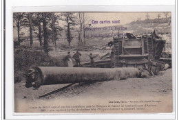 CHUIGNE : Canon De 380m/m Capturé Par Les Australiens Pres De Chuignes Et Destiné Au Bombardement D'amien- Tres Bon Etat - Altri & Non Classificati