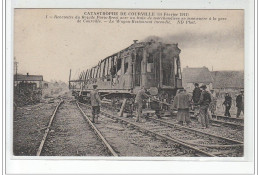 Catastrophe De COURVILLE - 1911 - Le Wagon-Restaurant Incendié - Très Bon état - Sonstige & Ohne Zuordnung