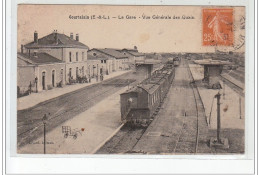 COURTALAIN - La Gare - Vue Générale Des Quais - Très Bon état - Courtalain