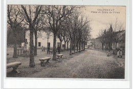 CHAPONNAY - Place Et écoles De Filles - Très Bon état - Autres & Non Classés