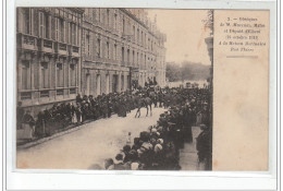 ELBEUF - Obsèques De M. Mouchel, Maire Et Député D'Elbeuf 24 Octobre 1911 - A La Maison Mortuaire - Très Bon état - Elbeuf