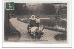 AURILLAC - Dans Le Square, La Voiture Aux Chèvres - Très Bon état - Aurillac