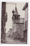 BEAUREPAIRE : L'eglise Et Rue De La Republique - Tres Bon Etat - Beaurepaire