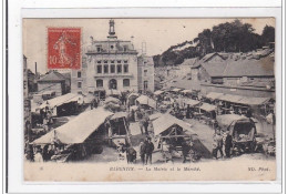 BARENTIN : La Mairie Et Le Marché - Tres Bon Etat - Barentin