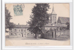CANNES-ECLUSE : La Mairie Et L'eglise - Tres Bon Etat - Autres & Non Classés