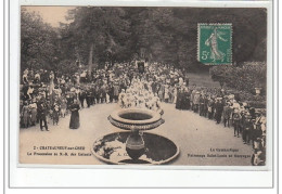 CHATEAUNEUF SUR CHER - La Procession De ND Des Enfants - La Gymnastique - Patronage St Louis De Gonzague - Très Bon état - Chateauneuf Sur Cher