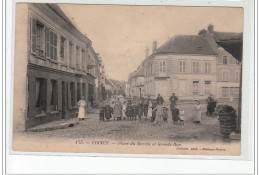 COINCY - Place Du Marché Et Grande Rue - Très Bon état - Autres & Non Classés