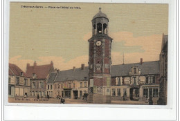 CRECY SUR SERRE - Place De L'Hôtel De Ville - Très Bon état - Autres & Non Classés