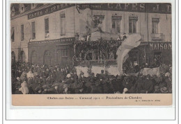 CHALON SUR SAONE - Carnaval 1912 - Pisciculture De Chambre - Très Bon état - Chalon Sur Saone