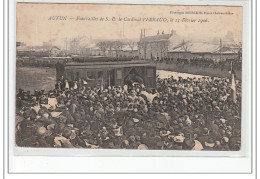 AUTUN - Funérailles De S.E. Le Cardinal Perraud 15 Février 1906 - état (traces) - Autun