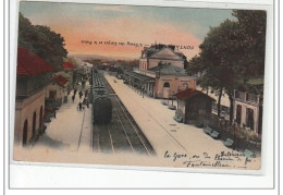 FONTAINEBLEAU - La Gare - Erreur De Légende Imprimée à L'envers - Très Bon état - Fontainebleau