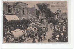 CHATEAUROUX - Fêtes De Juin 1910 - Char De La Société D'Agriculture Et Des Reines De Châteauroux - Très Bon état - Chateauroux