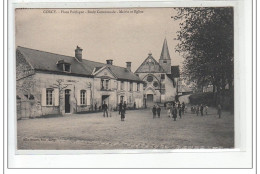 CORCY - Place Publique - Ecole Communale - Mairie Et église - Très Bon état - Autres & Non Classés