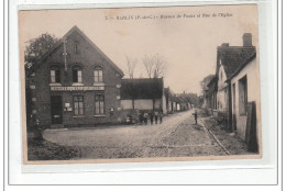 BARLIN : Bureau De Postes Et Rue De L'eglise - Tres Bon état - Barlin