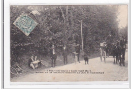 CHATENAY : Route D'etampes A Chalo-saint-mard, Endroit Ou Fut Trouvée La Bicyclette Du Curé De Chatenay - Tres Bon Etat - Sonstige & Ohne Zuordnung