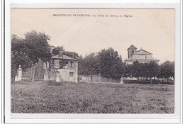 ARNOUVILLE-les-GONESSE : La Grille Du Chateau Et L'eglise - Tres Bon Etat - Arnouville Les Gonesses