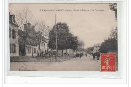 CHAMBON SUR VOUEIZE - Route D'Aubusson Et La Promenade - Très Bon état - Chambon Sur Voueize