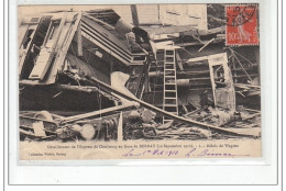 BERNAY - Déraillement De L'Express De Cherbourg Septembre 1910 - Débris De Wagons - Très Bon état - Bernay