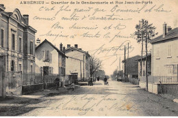 AMBERIEU : Quartier De La Gendarmerie Et Rue Jean-de-paris - Tres Bon Etat - Unclassified