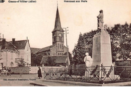 COSNE-D'ALLIER : Monument Aux Morts - Etat - Autres & Non Classés