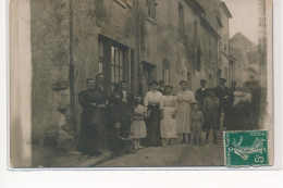 CARTE PHOTO A LOCALISER : Scene De Rue - Tres Bon Etat - Photos