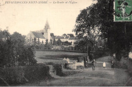 FEUGUEROLLES SAINT-ANDRE : La Route Et L'eglise - Tres Bon Etat - Sonstige & Ohne Zuordnung