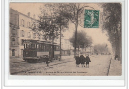 CHOISY LE ROI - Avenue De Paris Et Station Des Tramways - Très Bon état - Choisy Le Roi