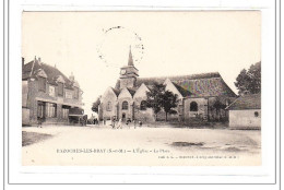 BAZOCHES-les-BRAY : L'eglise, La Place - Tres Bon Etat - Autres & Non Classés