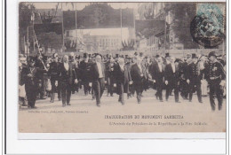 BORDEAUX : Inauguration Do Monument Gambetta - Tres Bon Etat - Bordeaux